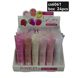 Pink 21 Lip Gloss box 24 pçs