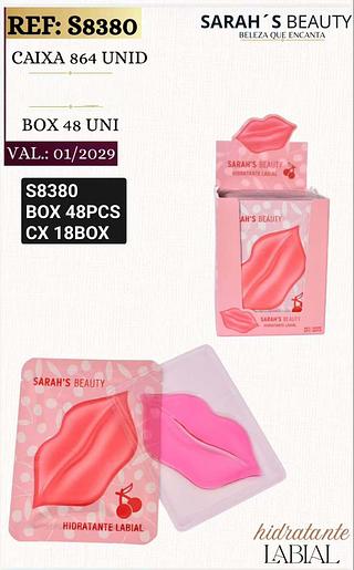 SARAHS BEAUTY MASCARA LABIAL BOX 48 PÇ