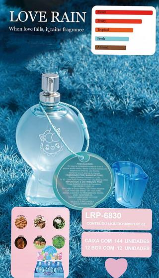 love rain perfume box 12 pç