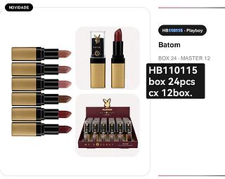 Playboy batom box 24 pçs