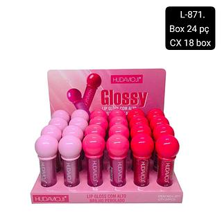 hudamoji lip gloss box24pçs