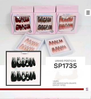 Sabrina sato unhas box 12 pc