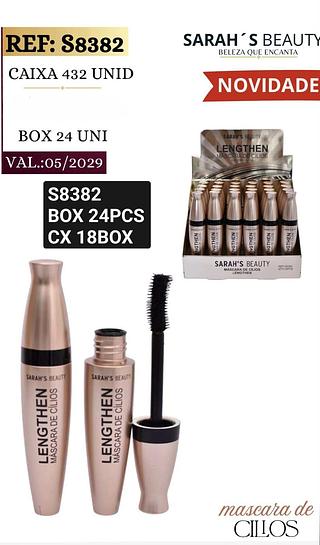 SARAHS BEAUTY MASCARA DE CILIOS BOX 24 PÇ