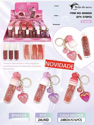 Beijo de neve Lip gloss box 24 pçs