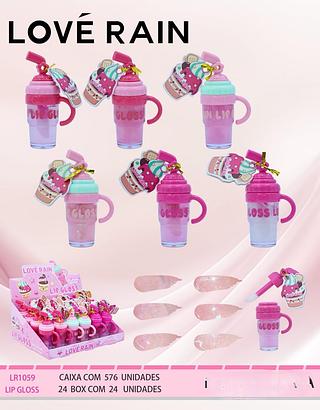 love rain lip gloss box 24 pç
