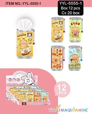 Yoyo Maquiamor Lenço Umedecido box 12 pçs