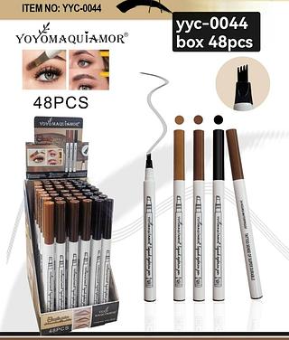 Yoyo Maquiamor Caneta para Sobrancelha box 48 pçs