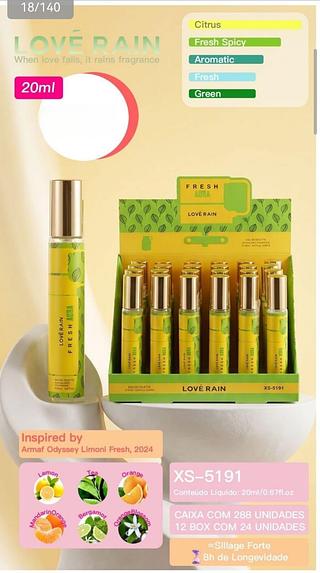 love rain perfume box 24 pç