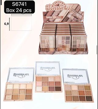 Sarah´s Beauty Paleta de Sombra box 24 pçs