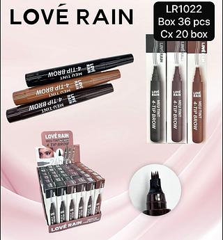 Love Rain Caneta Fio a Fio Sobrancelha box 36 pçs