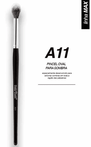Macrilan Max - A11 Pincel Oval Para Sombra