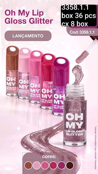 vivai lip gloss box 36 pç