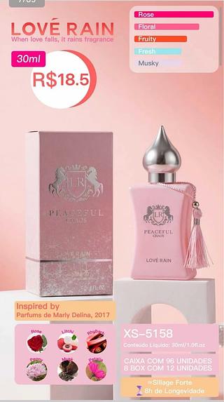 LOVE RAIN PERFUME BOX 12 ´PÇ