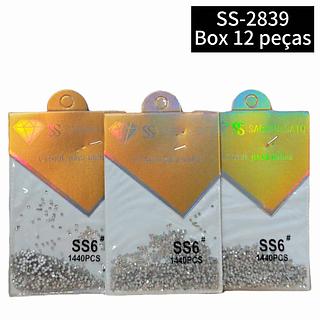 Sabrina sato pedras para unhas box 12 pç
