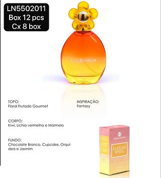 Lua&Neve Perfume ( Inspiração Fantasy ) box 12 pçs