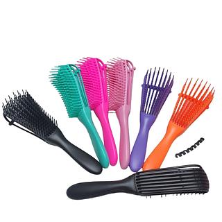 Escova Polvo Para Cabelos Cacheados e Crespos