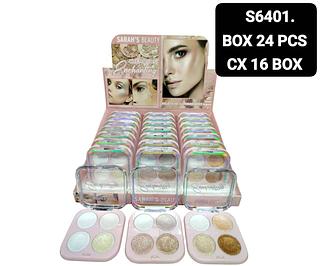 Sarah's Beauty Paleta de Iluminadores box 24 pçs