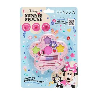 Paleta de Sombras e Batom Infantil Disney Minnie Fenzza Mod.02 FENZZA