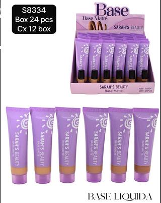 Sarah´s Beauty Base Matte box 24 pçs