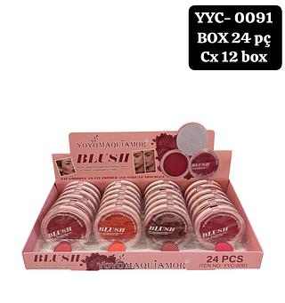 Yoyo Maquiamor - Blush box 24 pç