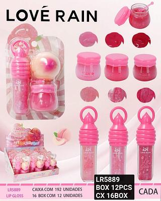 Love rain Lip gloss box 12 pçs