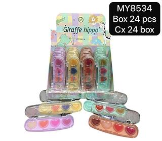 MYLIFE lip bam hippo box 24 pç
