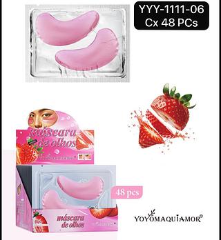 Yoyo Maquiamor Mascara de Olhos Morango box 48 pçs