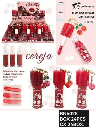 Beijo de neve Lip gloss box 24 pçs
