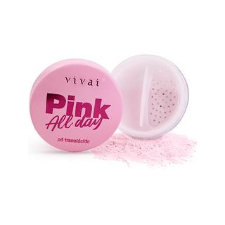 Pó Translúcido Pink All Day Vivai V-1101