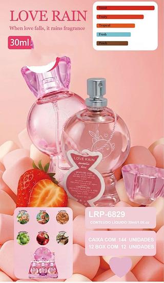 love rain perfume box 12 pç