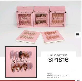 Sabrina sato unhas box 12 pc