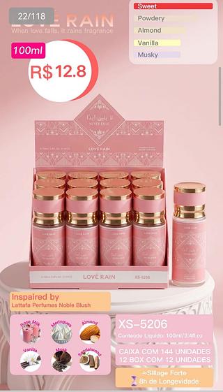 Love rain perfume box 12 pc