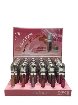 Love rain lip gloss box 24 pç