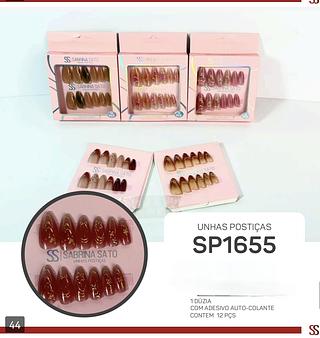 Unha Sabrina sato box 12 pc