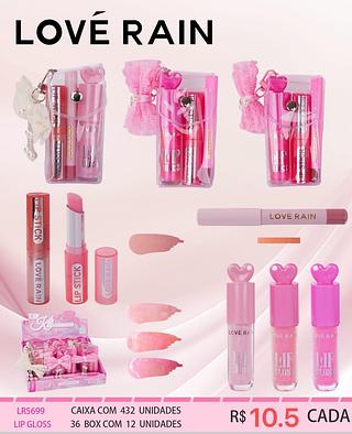 Love rain Lip gloss box 12 pc