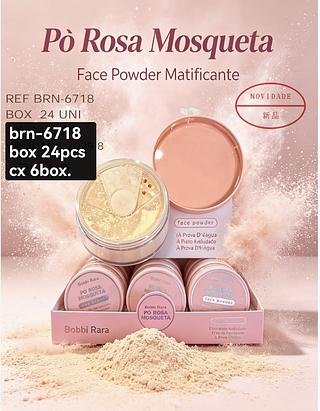 bobbi rara po solto rosa mosqueta box 24 pç