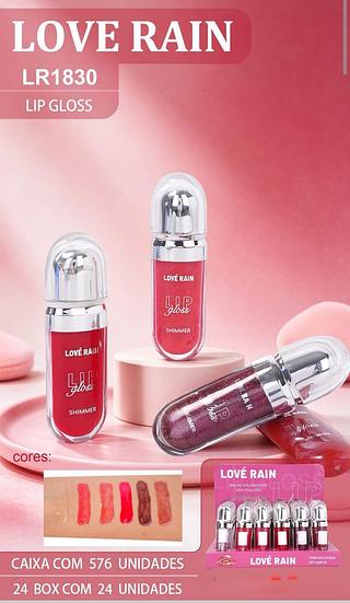 love rain lip gloss box 24 pç