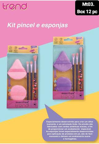 MACRILAM PINCEL BOX 12 PÇ
