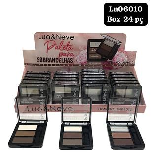 Lua e neve paleta de sobrancelhas box 24 pç