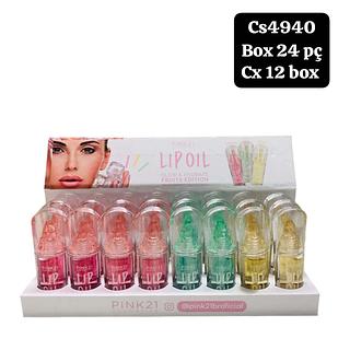 pink 21 lip oil box 24 pç