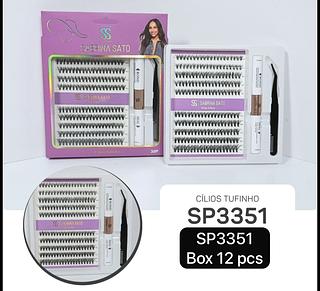 sabrina sato kit de cilios box 12 pç