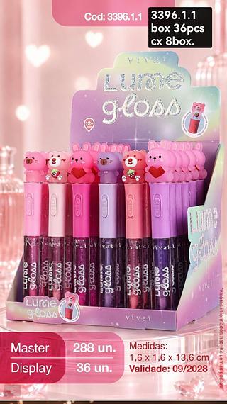 vivai lip gloss box 36 pç