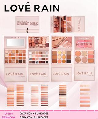 love rain kit de maquiagem box 6pç