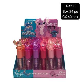 lip gloss lilo stitch box 24 pç miss bety