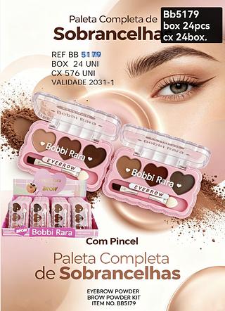 bobbi rara paleta de sombra box 24 pç