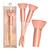Pink 21 - Pincel Kabuki Reto para Base