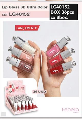 febella lip gloss box 36 pç