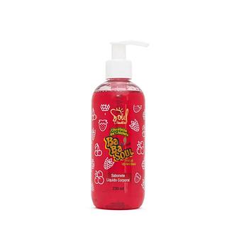 Sabonete Liquido Corporal Cheirinho De Chiclete Frutas Vermelhas Babasoul 230ml
