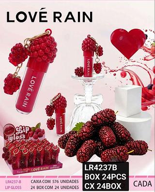Love rain Lip gloss box 24 pçs