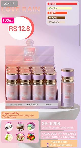 Love rain perfume box 12 pc